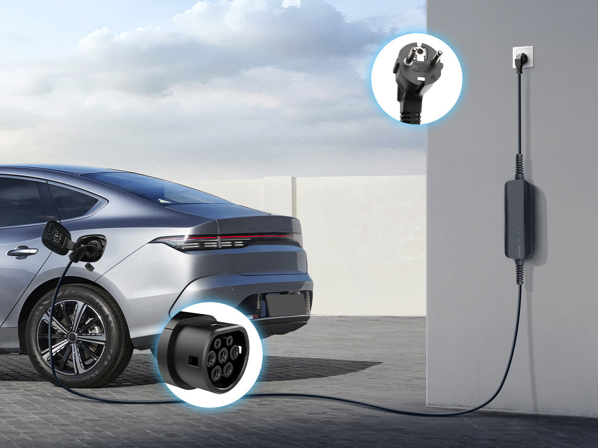 3.6KW Portable EV Charger 10/13/16A With Schuko Plug 100% NEW - YM020