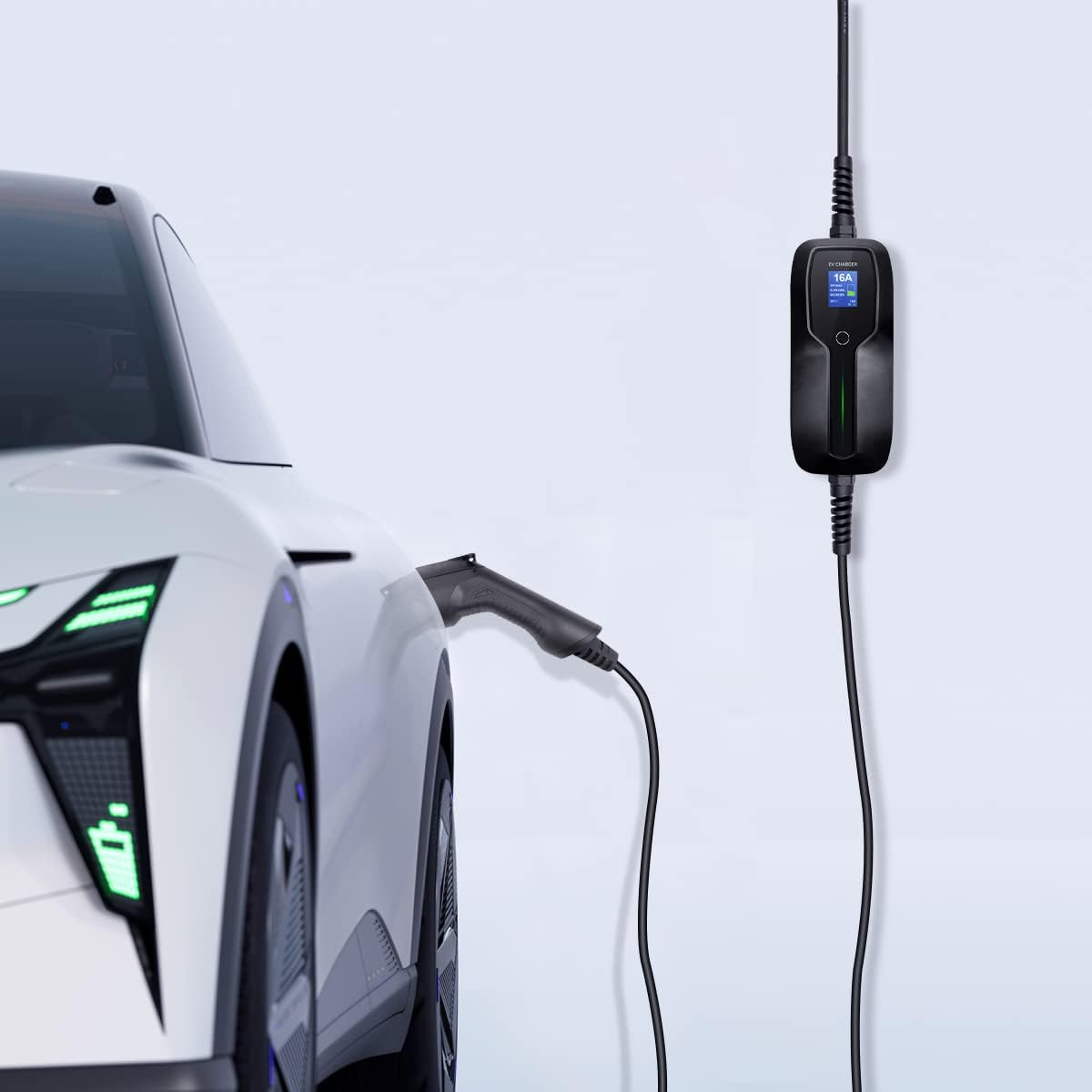 MOREC Type 1 Max 3.6KW Portable EV Charger with Schuko Plug - PCD031T1