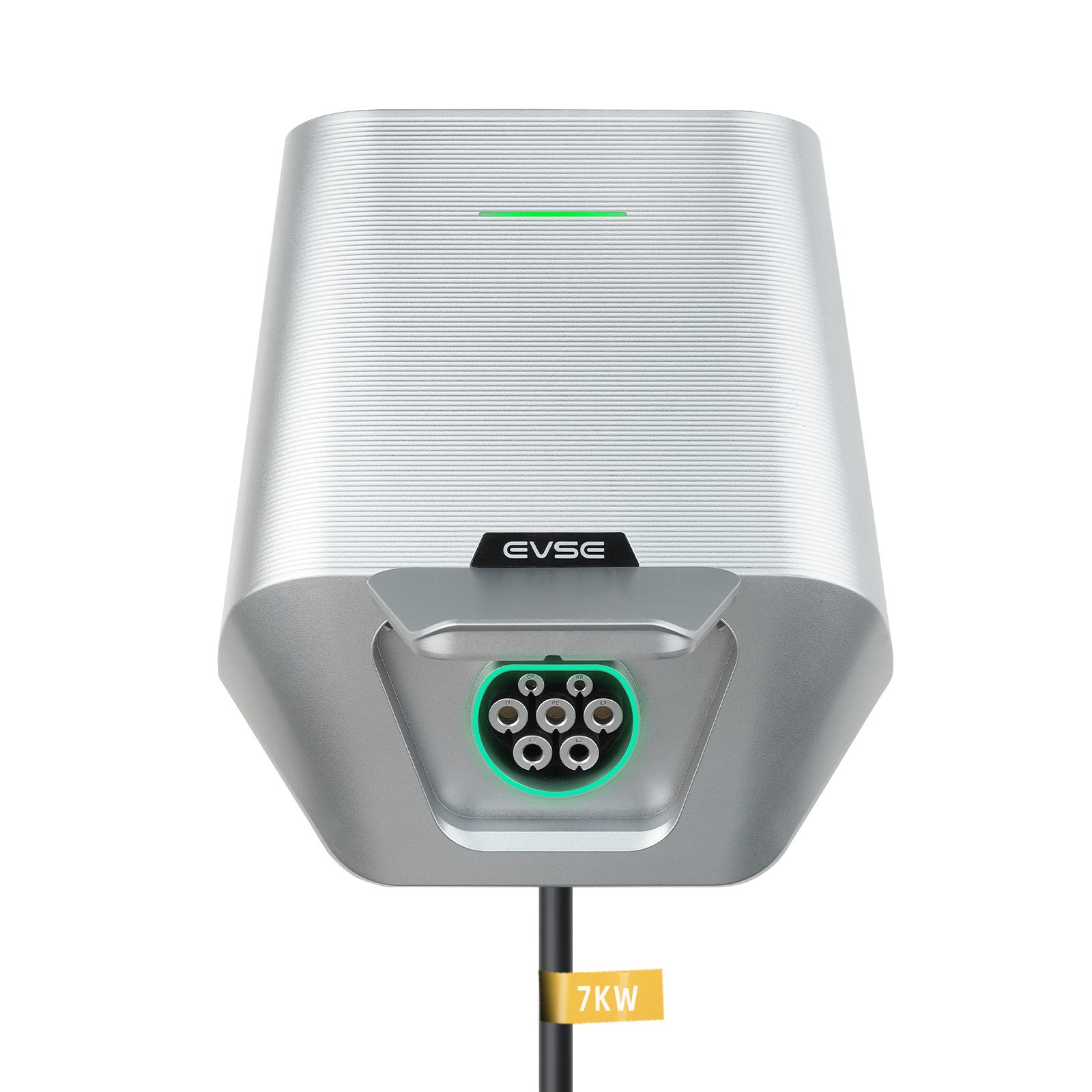 MOREC 7/22KW Adjustable Current 16A/24A/32A EV Wallbox Charger with Type 2 Socket - LX30