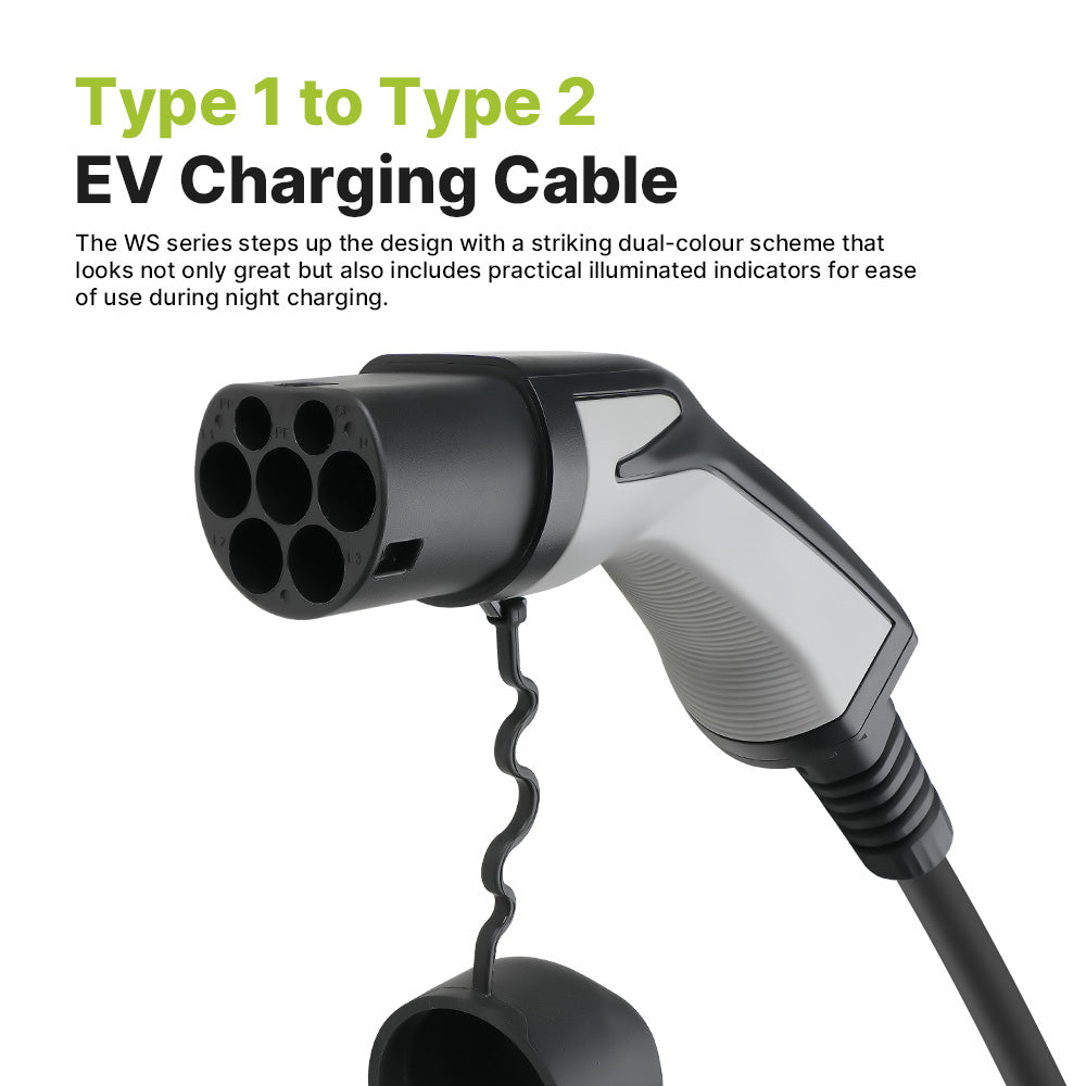 7KW Type 1 EV Charging Cable 5 Meters