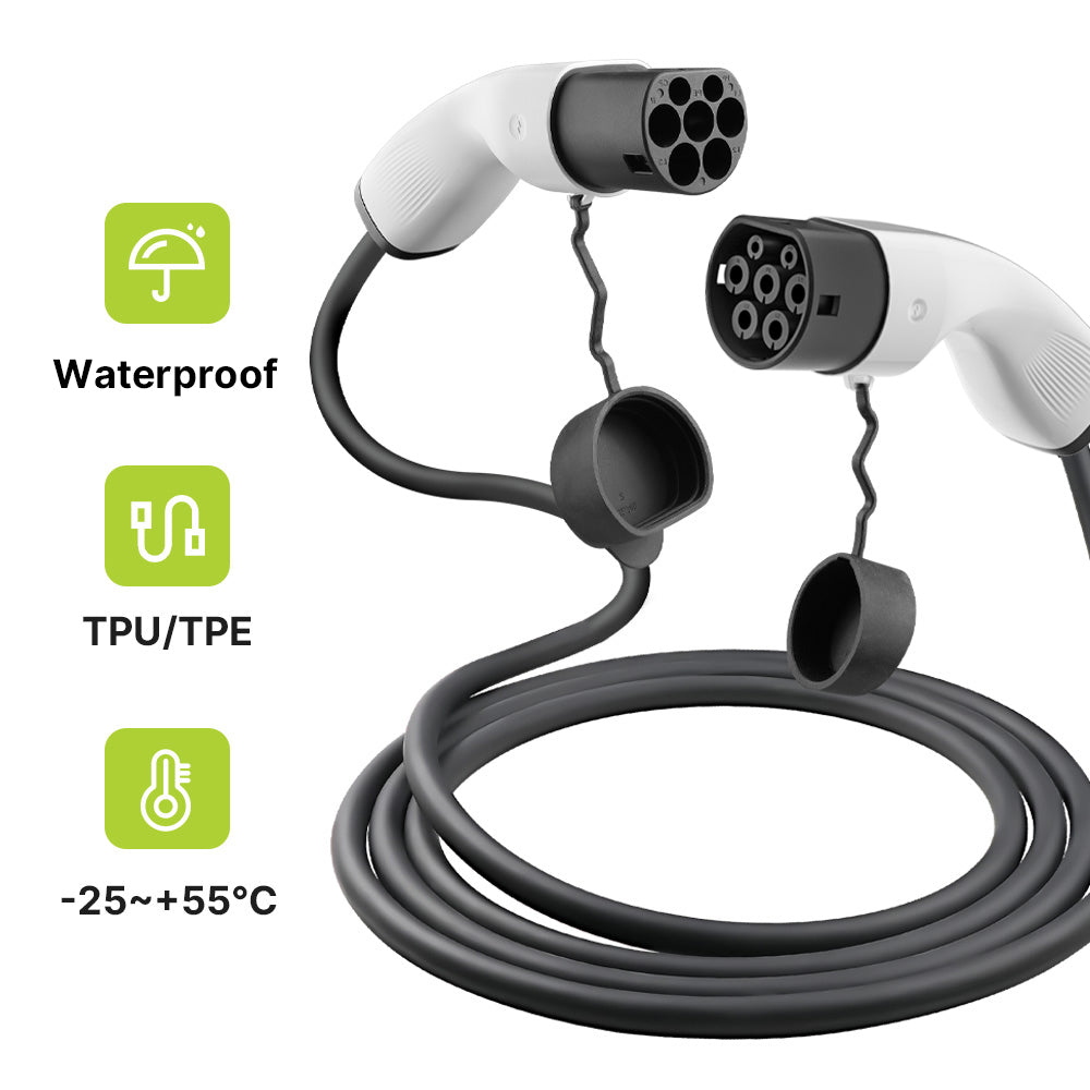 3.6KW Type 2 EV Charging Cable 5 Meters