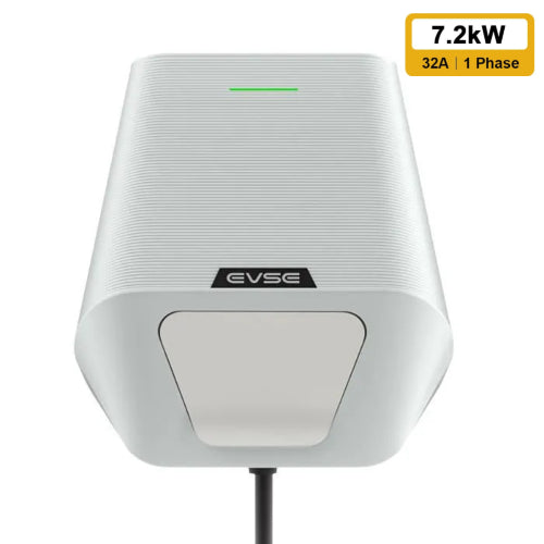 MOREC 7/22KW Adjustable Current 16A/24A/32A EV Wallbox Charger with Type 2 Socket - LX30