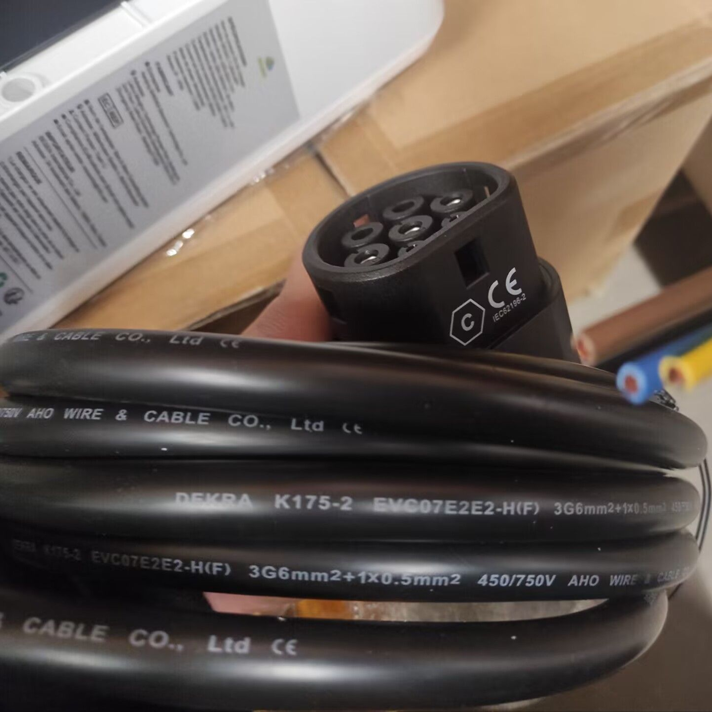 Venta de liquidación - Control de la aplicación Tipo 2 Morec Max 7/11 KW EV Wallbox Charger - CL2407