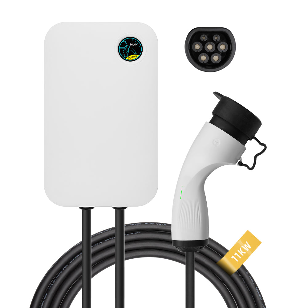 Clearance Sale - 3.6KW Wallbox Charger With Type 2 Plug & Touchable LCD Display