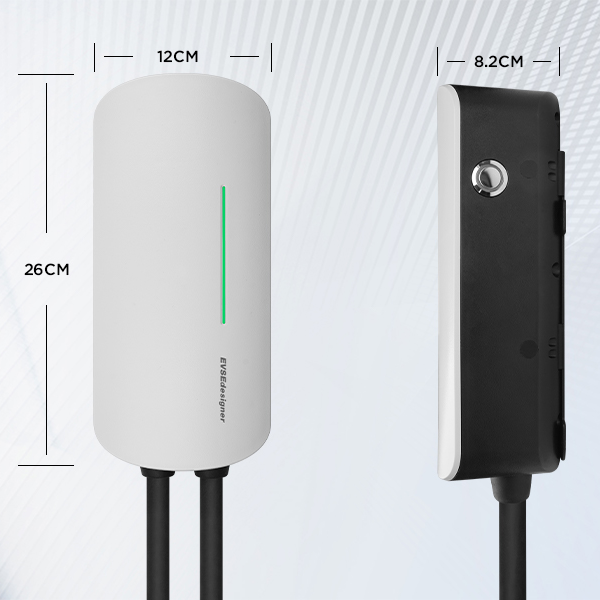 Morec 3.6/7KW Plug-and-play EV Wallbox Charger With Type 2 Plug for EV & PHEV- YM30