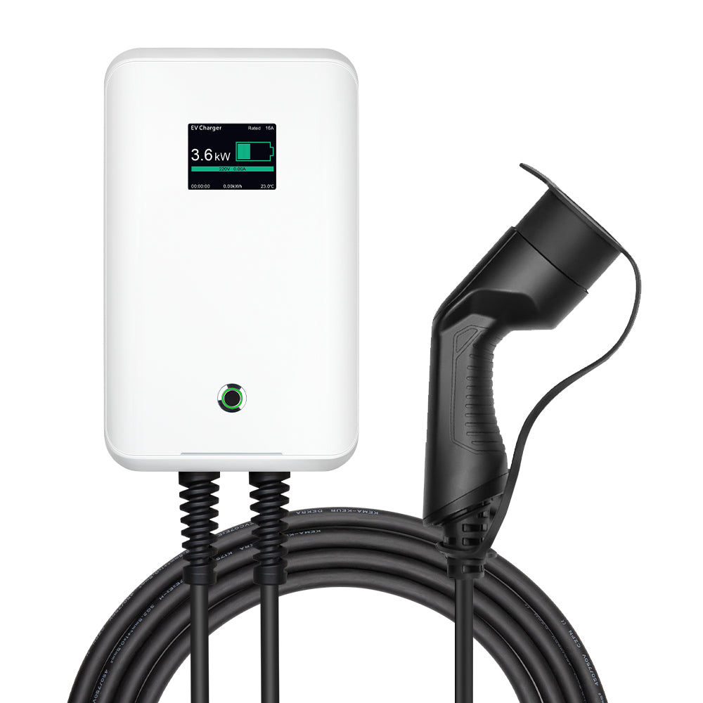 MOREC EV Wallbox Chargeur avec prise de type 2 Station de recharge EV 3,6/7/11KW - MC20C