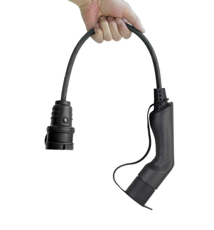 Morec Type 2 to Schuko Adapter 16A 0.6M for Electric Bikes, Scooters, Motorcycles - T2MS