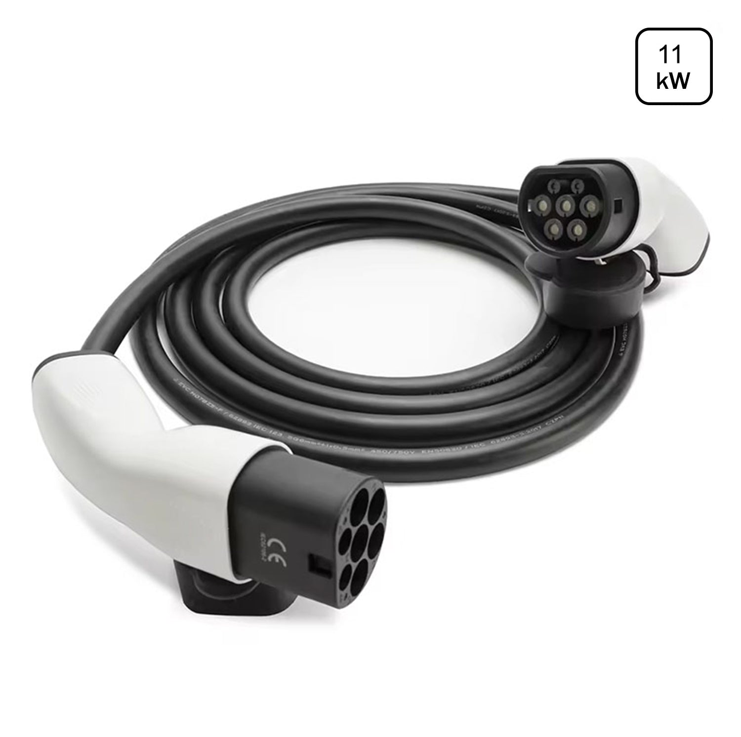 بيع التخليص - كابل شحن 11KW 16A ثلاثي الطور من النوع 2 EV للمركبات الكهربائية & PHEVs