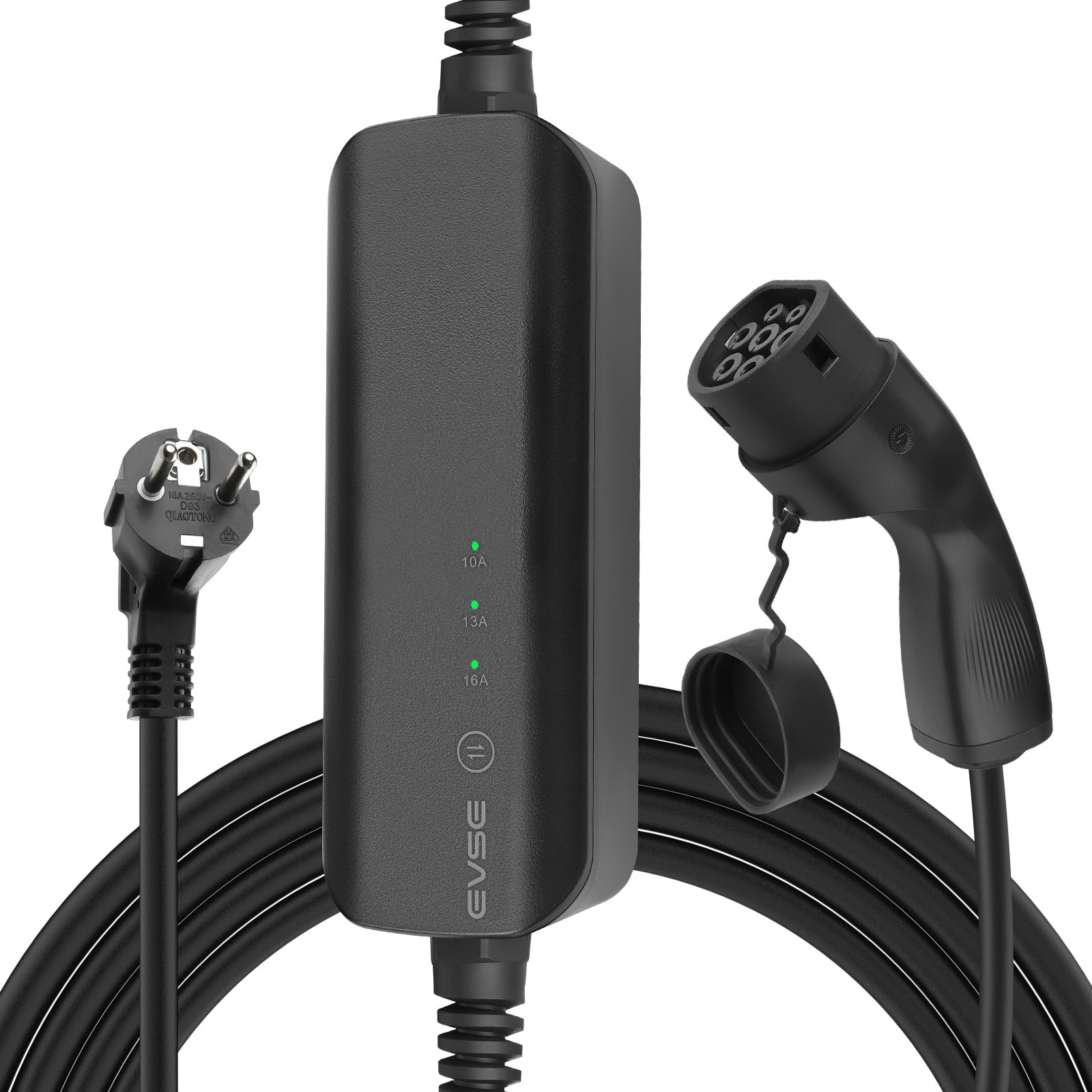 3.6KW Portable EV Charger 10/13/16A With Schuko Plug 100% NEW - YM020