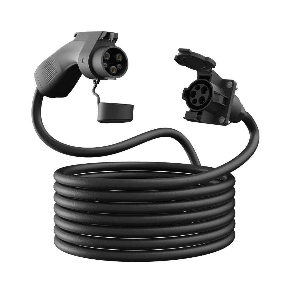 Extension Cable - MOREC Type 1 SAE J1772  20Ft Max 40Amp for EV Wallbox Charger - MS011