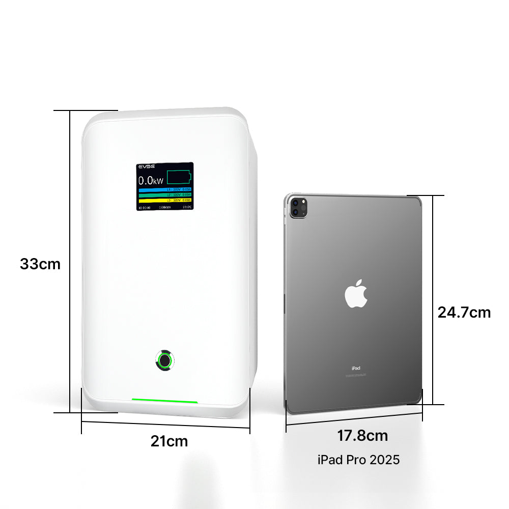 MOREC EV Wallbox Chargeur avec prise de type 2 Station de recharge EV 7/11/22KW - MC20C