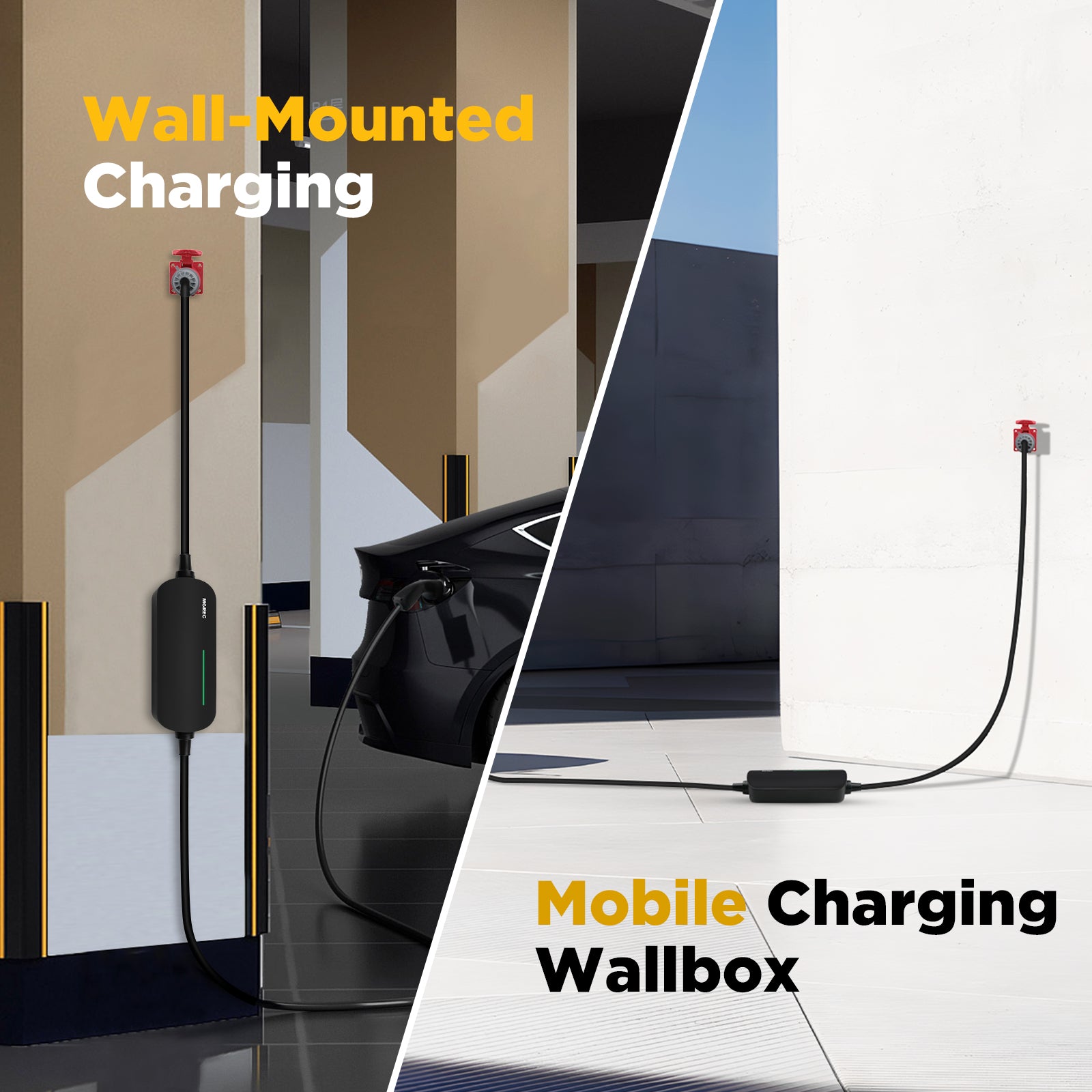 Clearance Sale - 11KW 6/8/10/13/16A Three-phase Portable EV Charger With CEE Plug - YM060