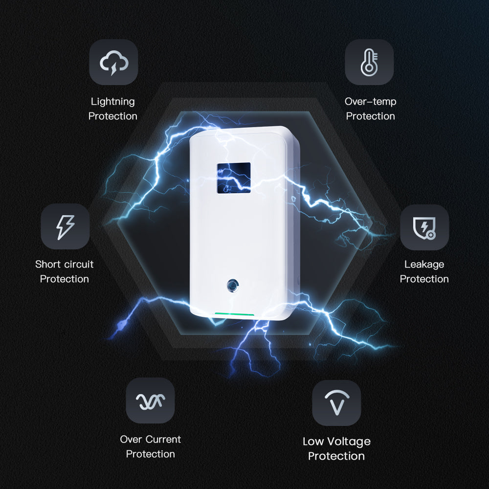 MOREC EV Wallbox Chargeur avec prise de type 2 Station de recharge EV 7/11/22KW - MC20C