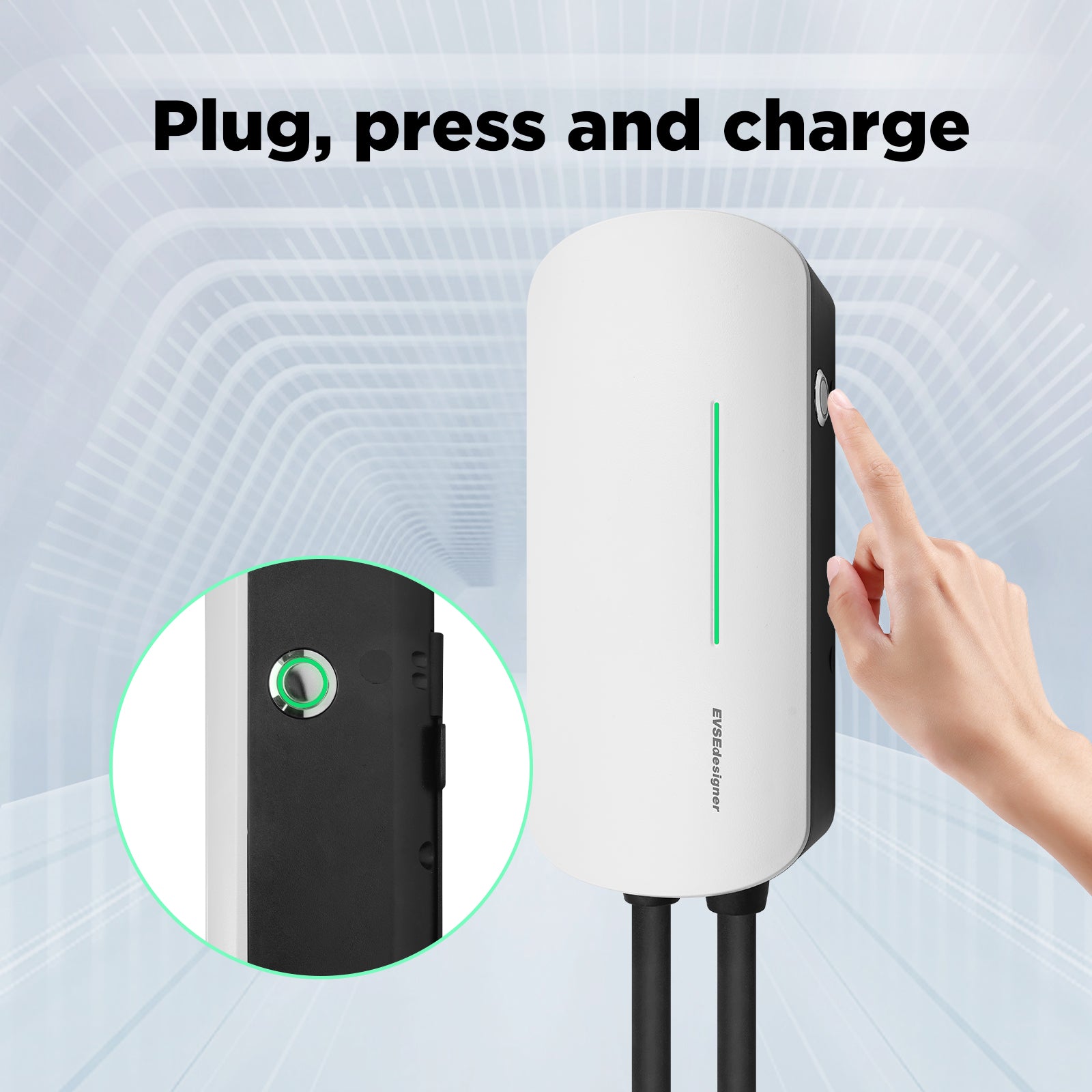 Clearance Sale - 7KW Wallbox Charger With CEE Plug - YM30