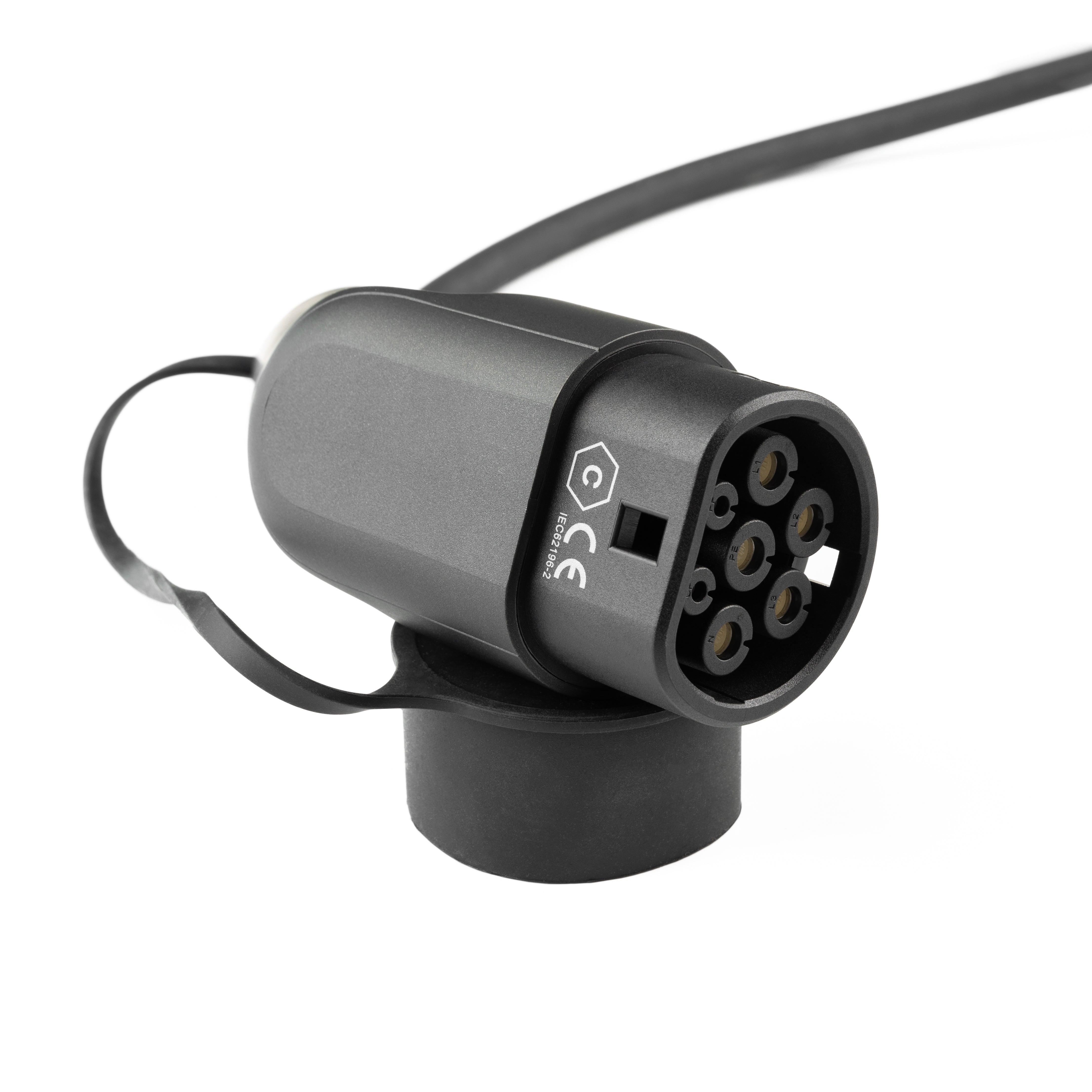 One-stock Clearance Sale 16A Three-phase Portable EV Charger With Type 2 CEE Plug - BN60