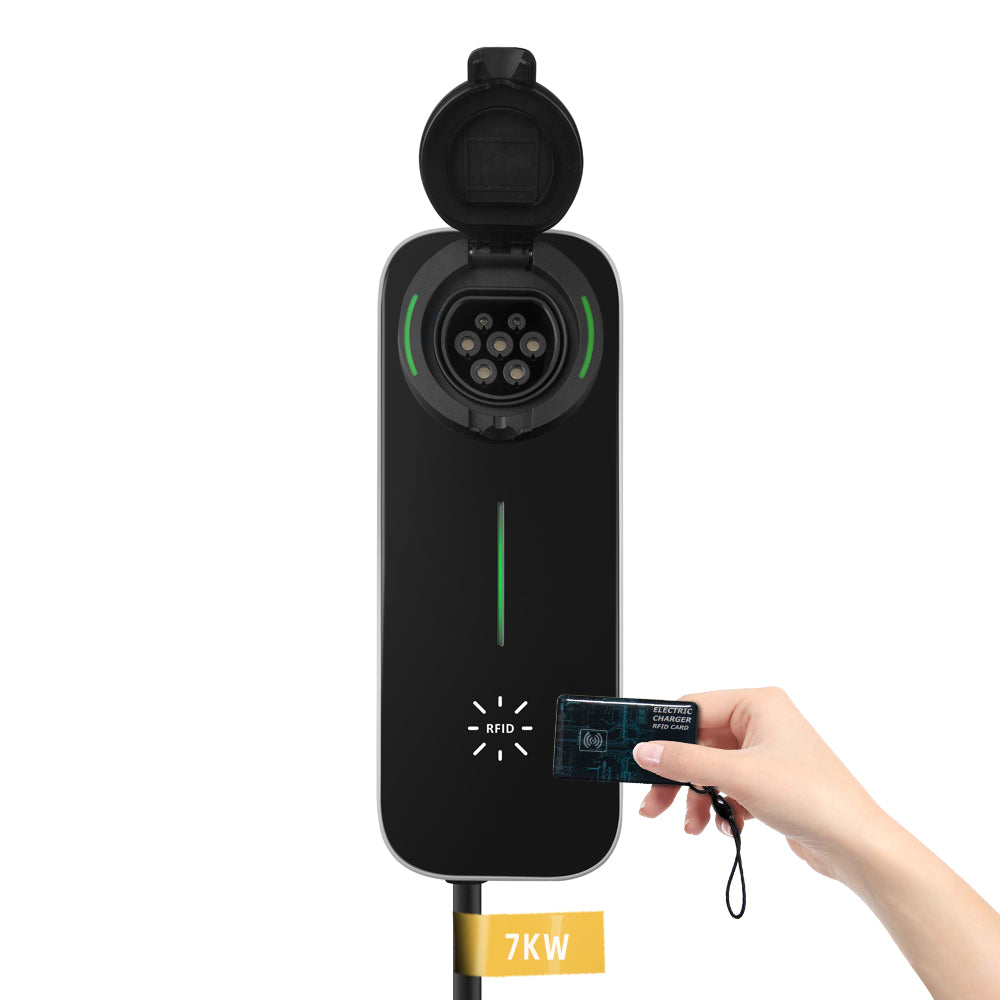 One-stock Clearance Sale RFID-controlled  7KW Wallbox Charger With Type 2 Socket - BS30
