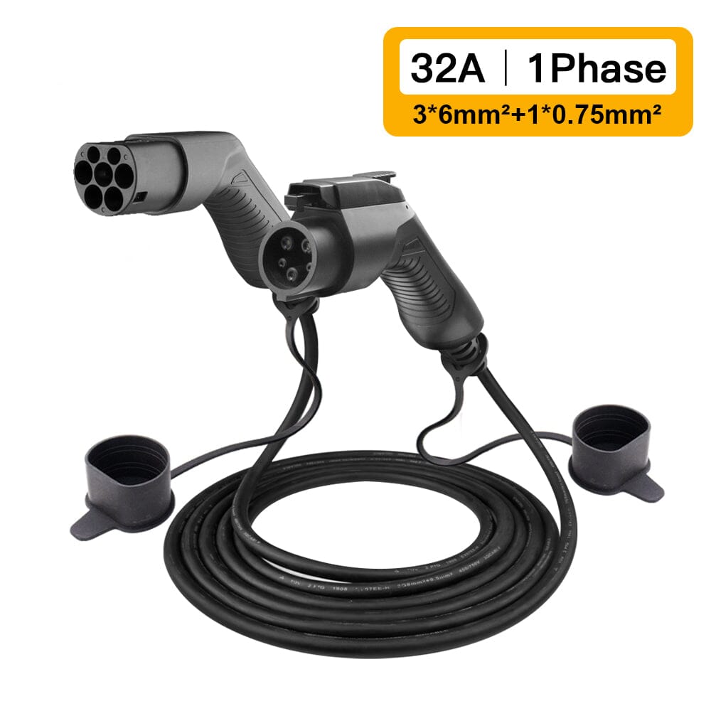 16A Type2 to SCHUKO Electrical Vehicle Type 2 Charging Side Plug to Schuko  Socket EV Adapter ，EVSE Charger Connector Accessories