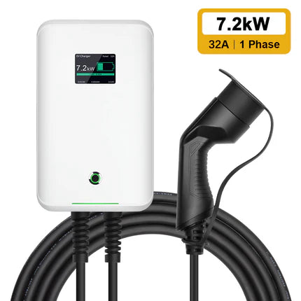 MOREC AC Wallbox 16/32A – EV-Ladestation mit Typ-2-Stecker – MC20C