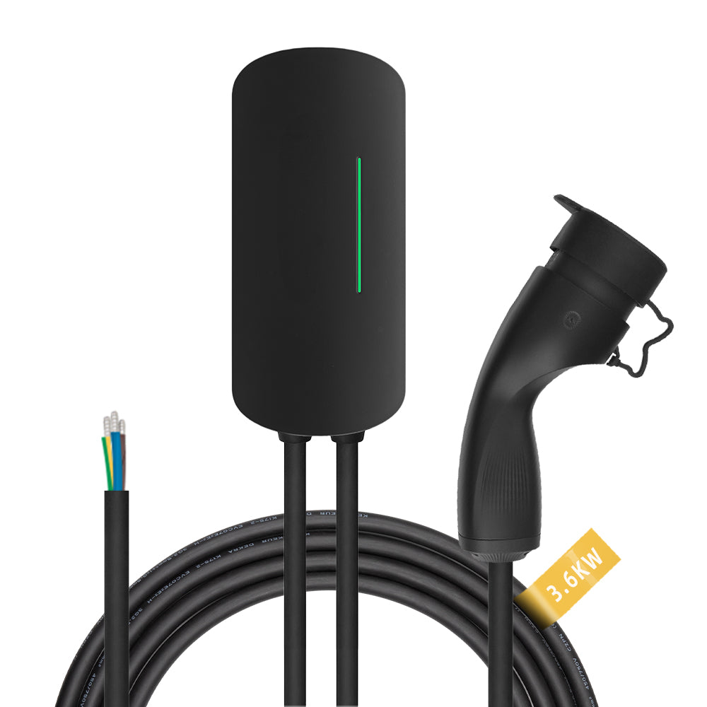 Cargador de pared EV Morec 3,6/7KW Plug-and-play con enchufe tipo 2 para EV & PHEV-YM30