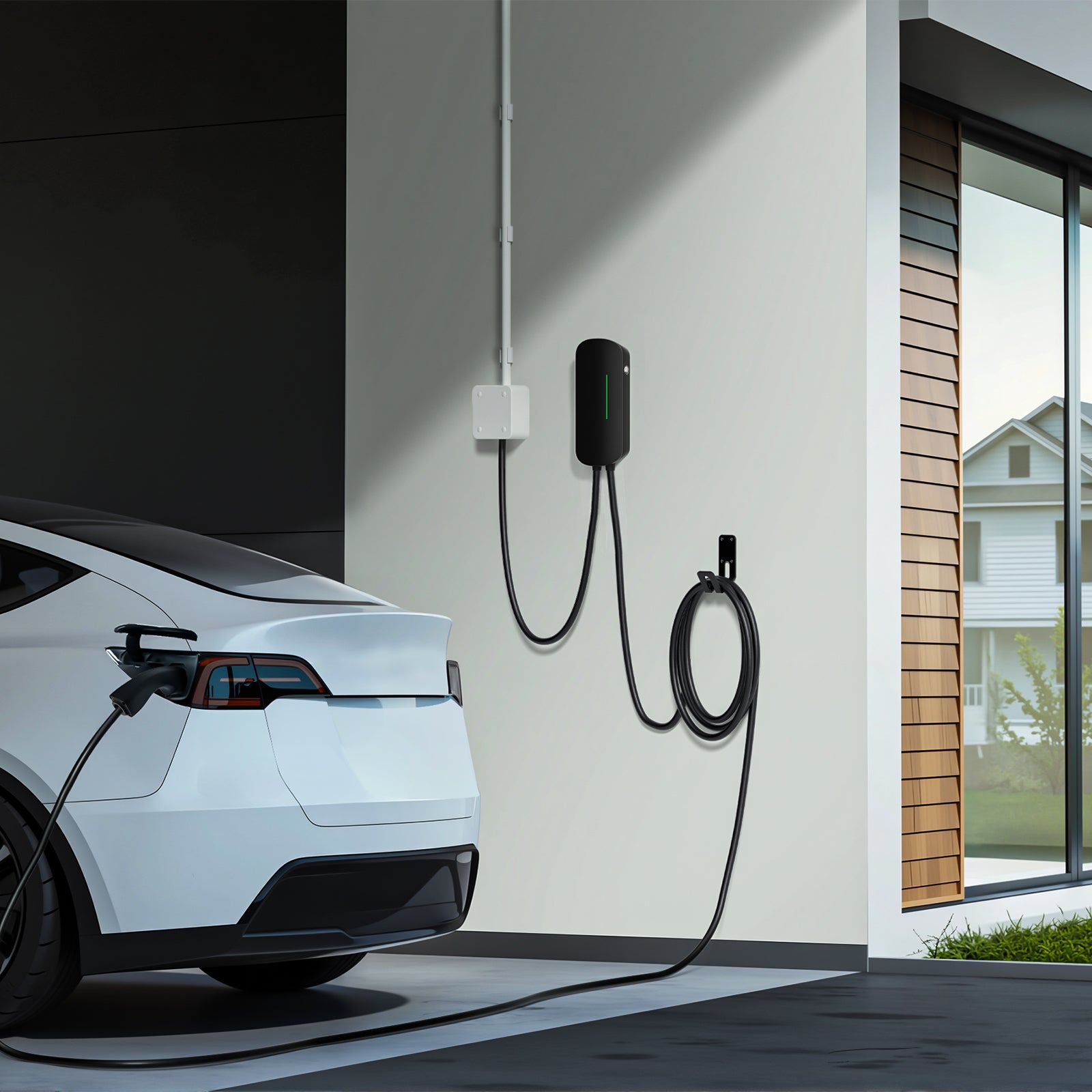 MOREC 11KW EV Wallbox Charger with Type 2 Plug 3 Phases Current Charging Station - YM30