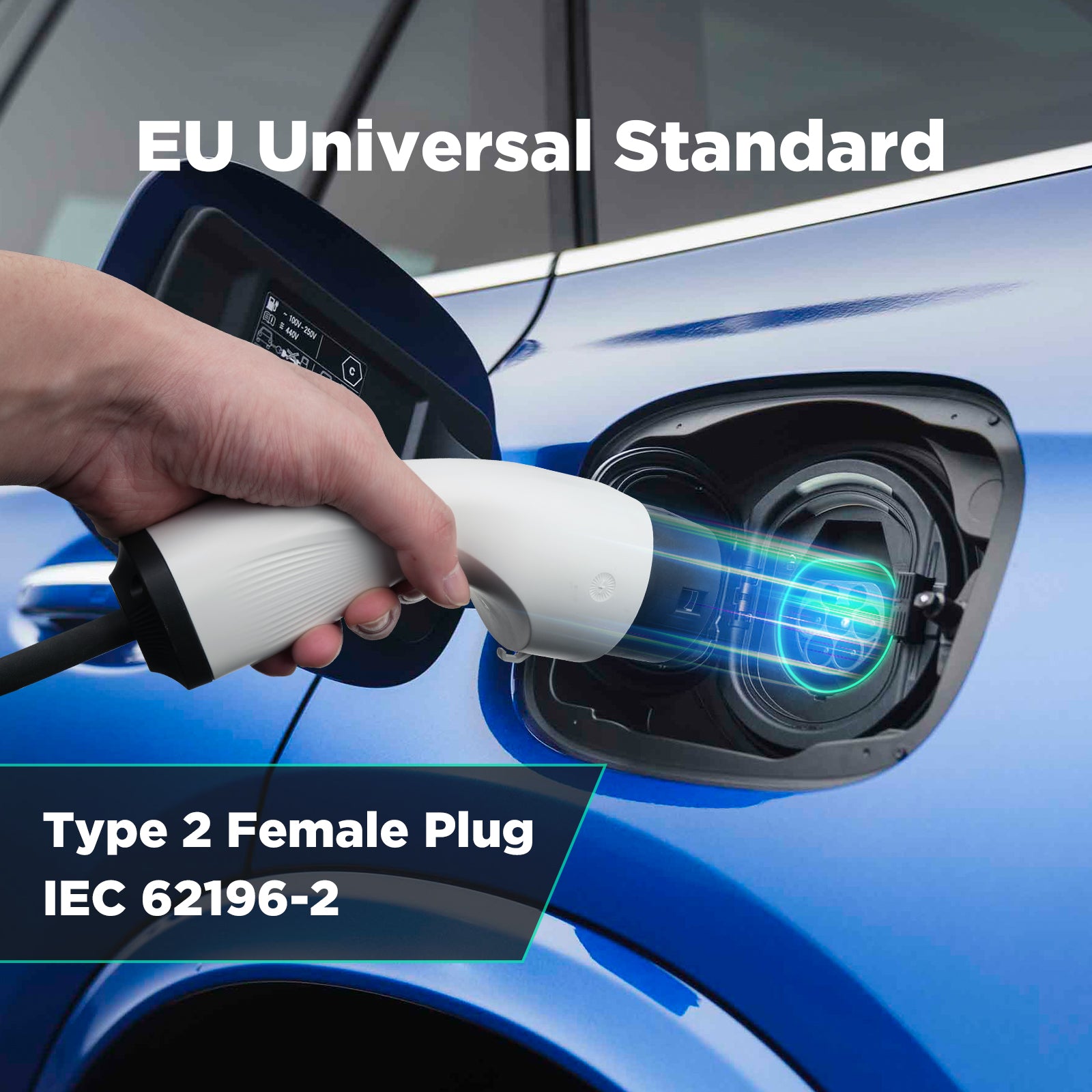 MOREC 11KW EV Wallbox Charger with Type 2 Plug 3 Phases Current Charging Station - YM30
