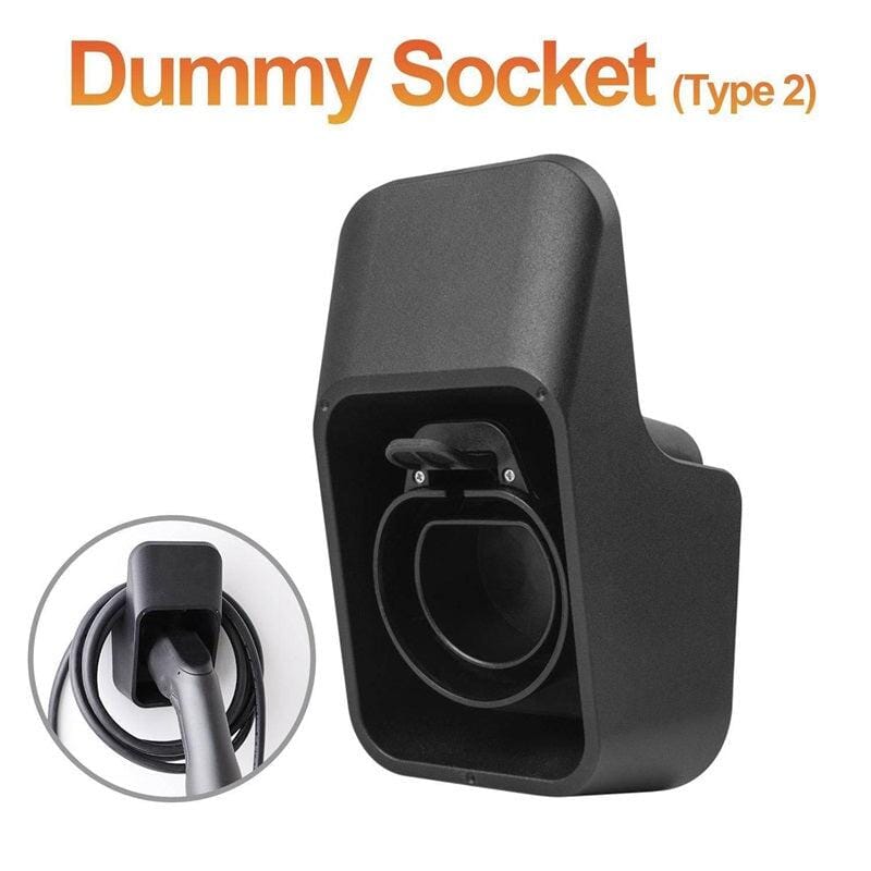 MOREC Type 2 Dummy Socket for IEC 62196-2 Plug EV Charger Hook Charging Cable Wallbox Charging Station Plug Holder