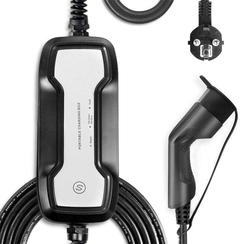 Besen PCD020 adjustable mobile EV charger - Type 2 - 10A-16A
